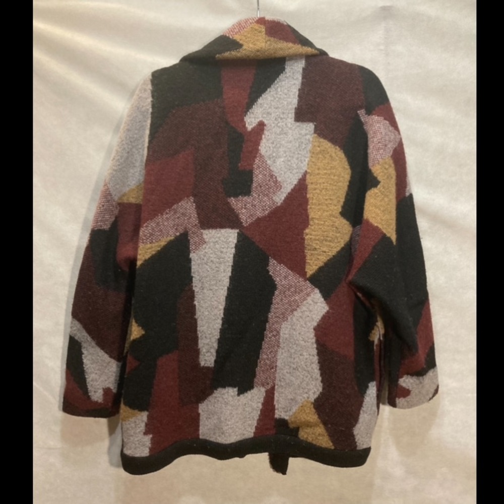 Thakoon Addition Wool Patchwork Abstract Jacket - image 3